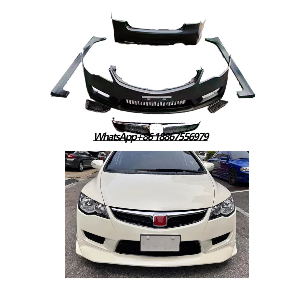 Civic FD Body Kit Car Bumpers for Upgraded FD2 Type R Body Kit 2006-2011 Body Kit