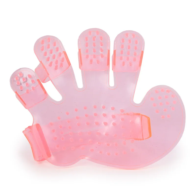 Pet Silicone Bath Brush Hair Grooming Massage Tool Cat Dog Soft Bathroom Washing Gloves Pet Accessories