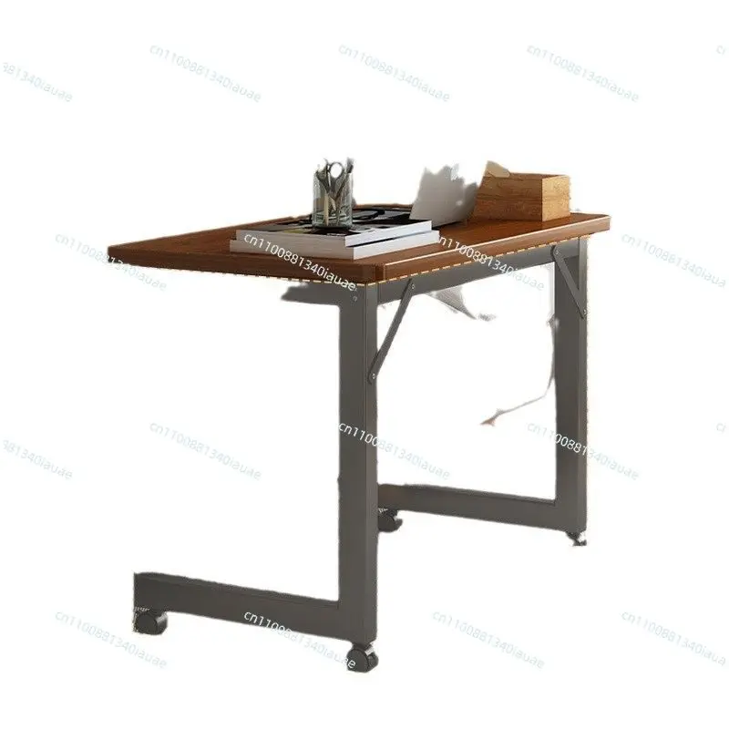 Movable Computer Desk Bedroom Bedside Table Small Apartment Notebook Workbench Home Desk Learning Writing Table