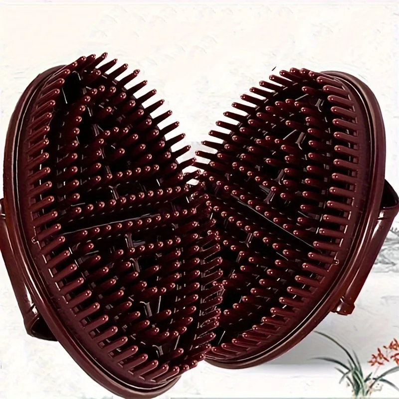 

[Гпоаллергенные массажные щетки] 2 шт. Ручные массажные щетки для всего тела, гипоаллергенные, безалкогольные