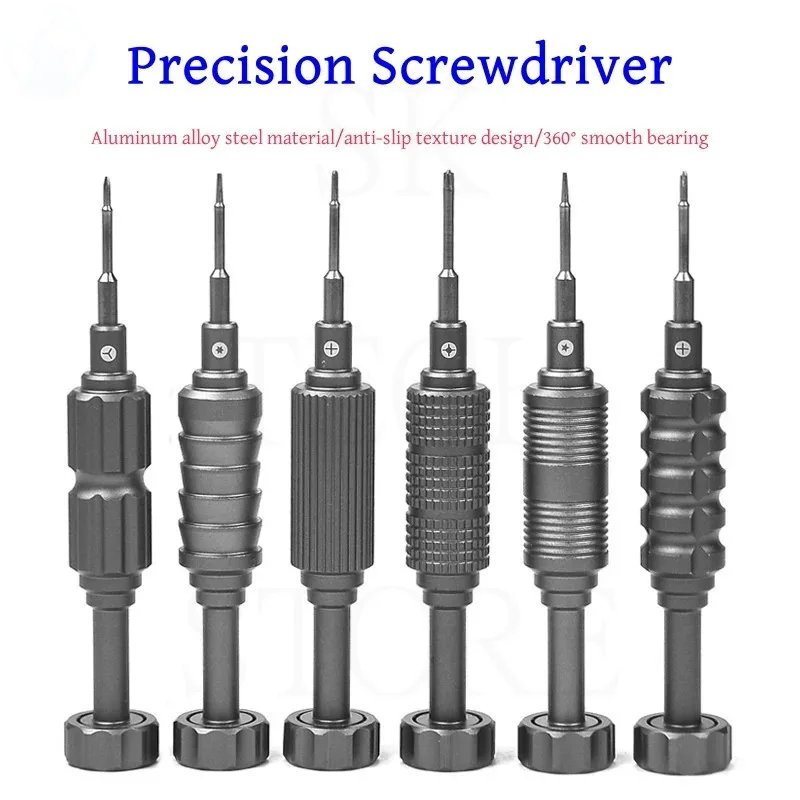 TE674 Superhard Combat Precision Screwdriver 0.6 0.8 1.2 1.5 T2 2.5 For IPHONE IPAD Clocks Watches Teardown Opening Repair Tools