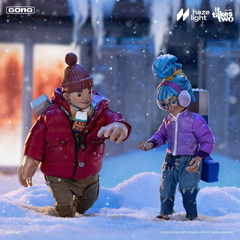 

POP MART GONG It Takes Two Фигурка Зимняя Коди May Commoner Игра Слепая Коробка Игрушки Аниме Фигурка Сюрприз Mystery Bag