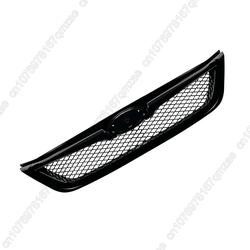 For Subaru Impreza WRX STI 2011 2012 2013 2014 Front Hood Grille Gloss Black Sport Mesh Exterior Racing Grills Trim