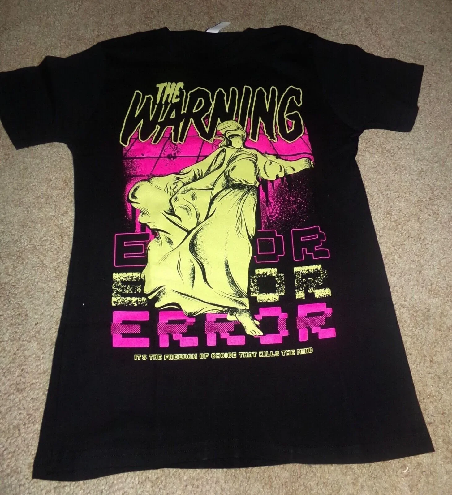 THE WARNING BAND ERROR LP Unisex Black All Size Shirt US870