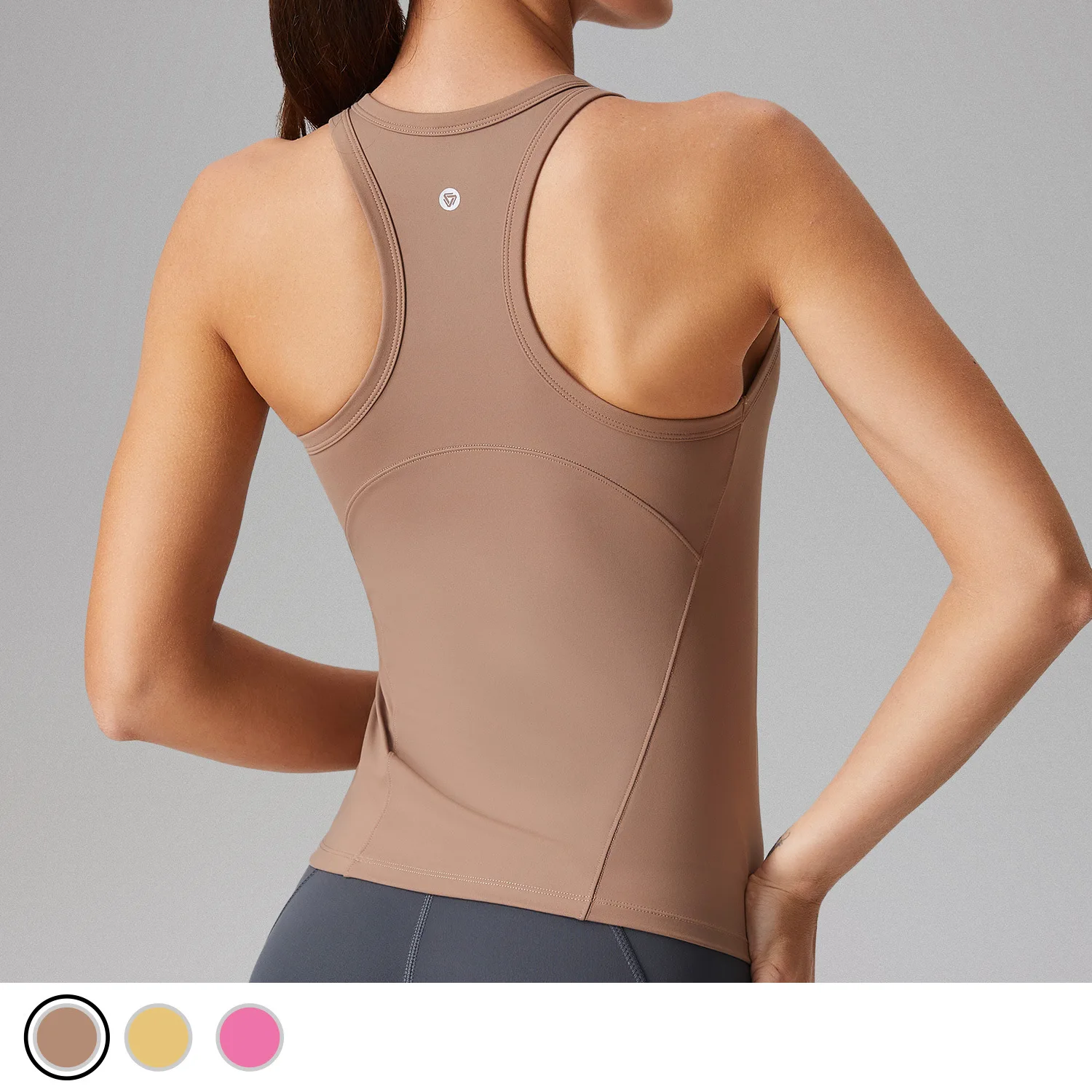 

Sports I-shaped beautiful back shaping, thin, nude and comfortable, sports tops are soft and elastic, yoga clothes are quick-dry