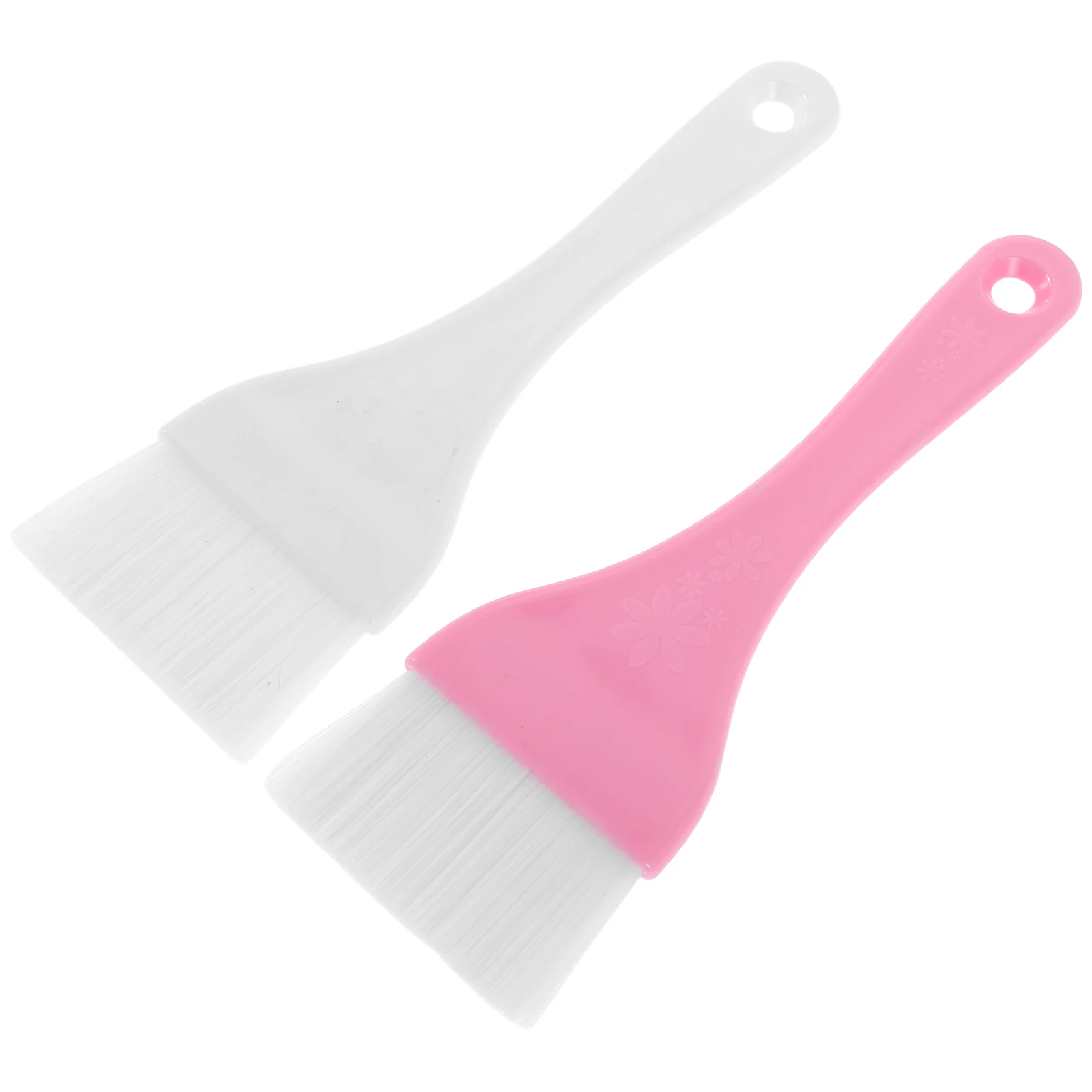 2 uds cepillo corporal de belleza grande aplicador de mascarilla facial blanca y rosa herramienta de cuidado de la piel de cuerpo completo pincel de maquillaje grande brochas de maquillaje