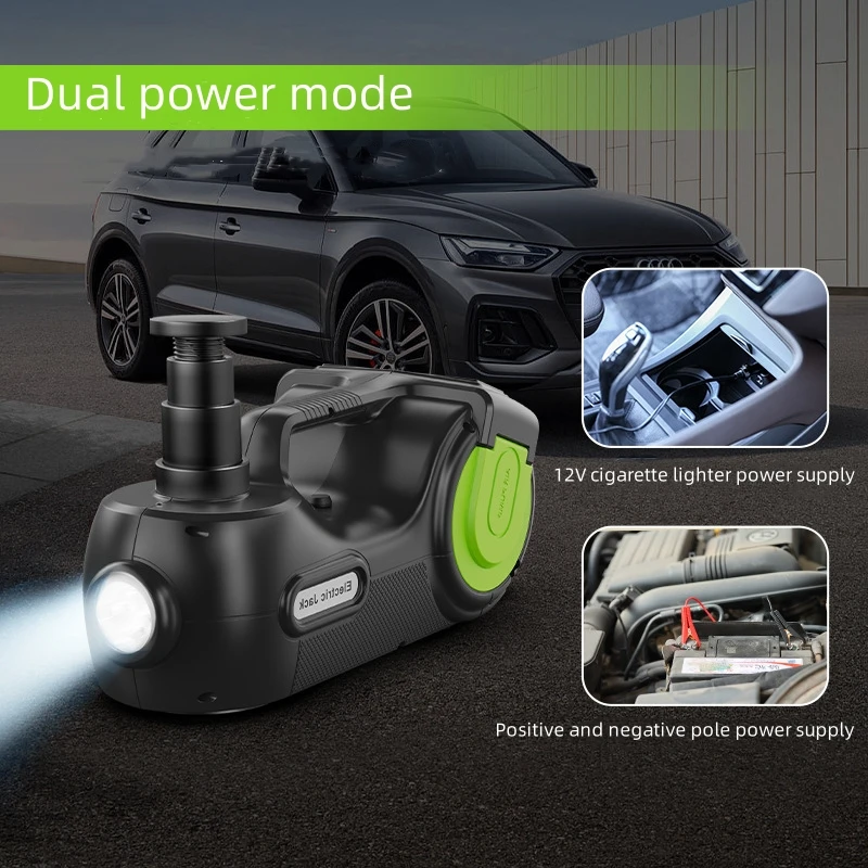 5T 12V Car Electric Hydraulic Digital Jack Lifting SUV Van Garage Emergency Equipment Car Repair Tool