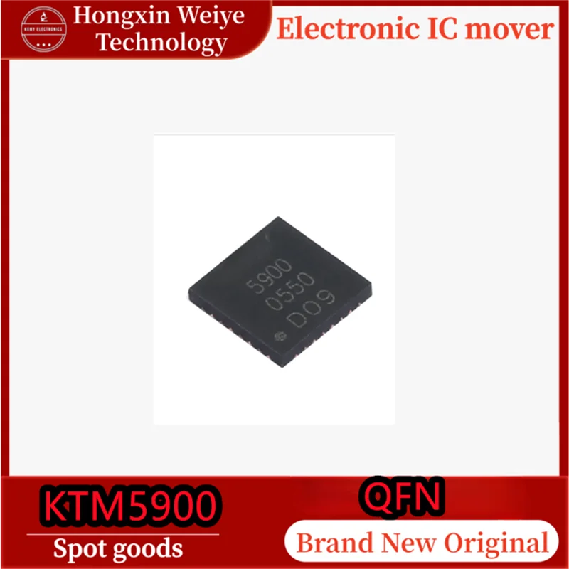 

(1/10 piece) KTM5900 Magnetic Angle Sensor with Silkscreen Mark 5900 QFN-32 100% Brand New Original Ships Immediately