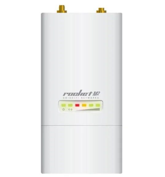 UBNT Rocket M2 Réseaux point à point (PtP) ROCKET M2 2,4 GHz support airMAX Conception améliorée 1x RJ45 100 Mb/s