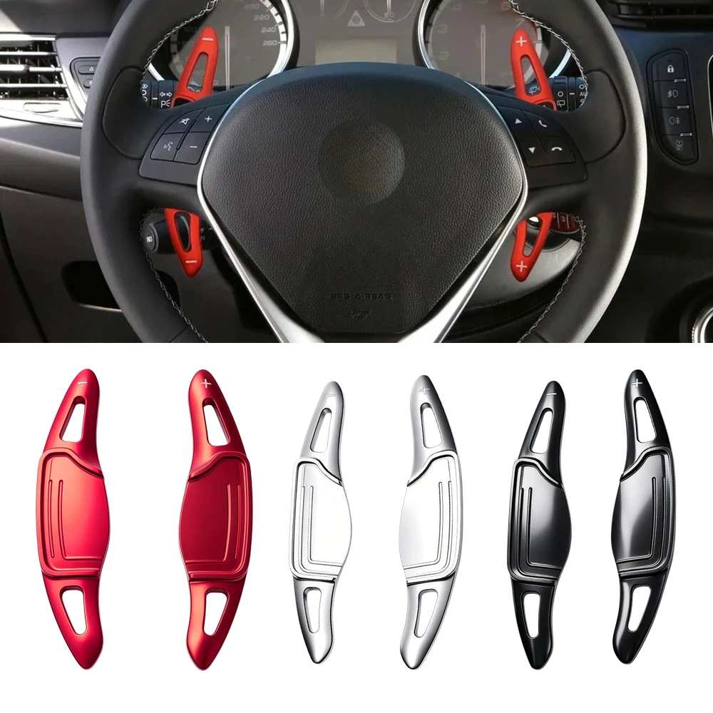 For Alfa Romeo Giulietta MiTo 2011-2019, For Fiat 500L 2013-2017 Car Steering Wheel Shift Paddle DSG Extension Shifter Gear