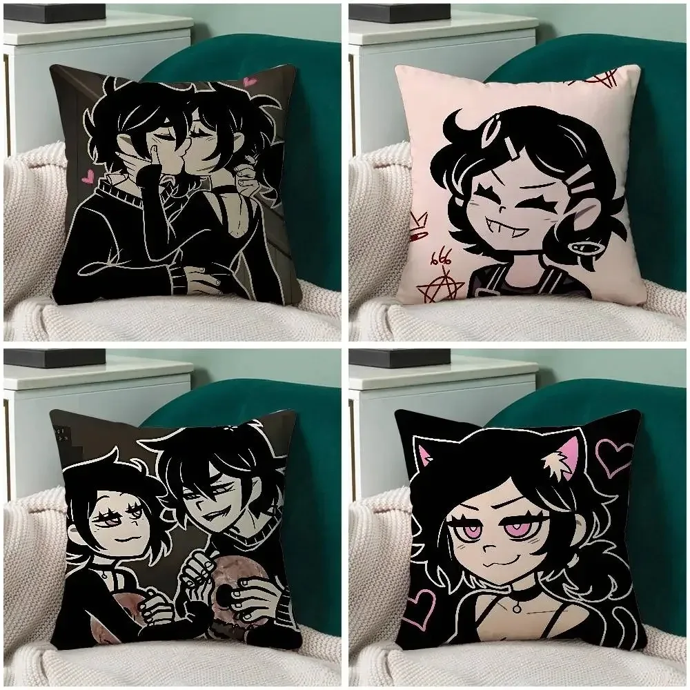 H-The Coffin Of Andy And Leyley-S Pillow Case Throw Pillow Cover Nordic Vintage Style Cushion Covers Home Sofa Couch Seat Decor