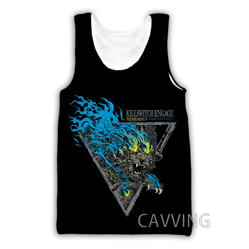 CAVVING 3D Printed  Killswitch Engage  Tank Tops Harajuku Vest Summer Undershirt Shirts Streetwear for Men/women