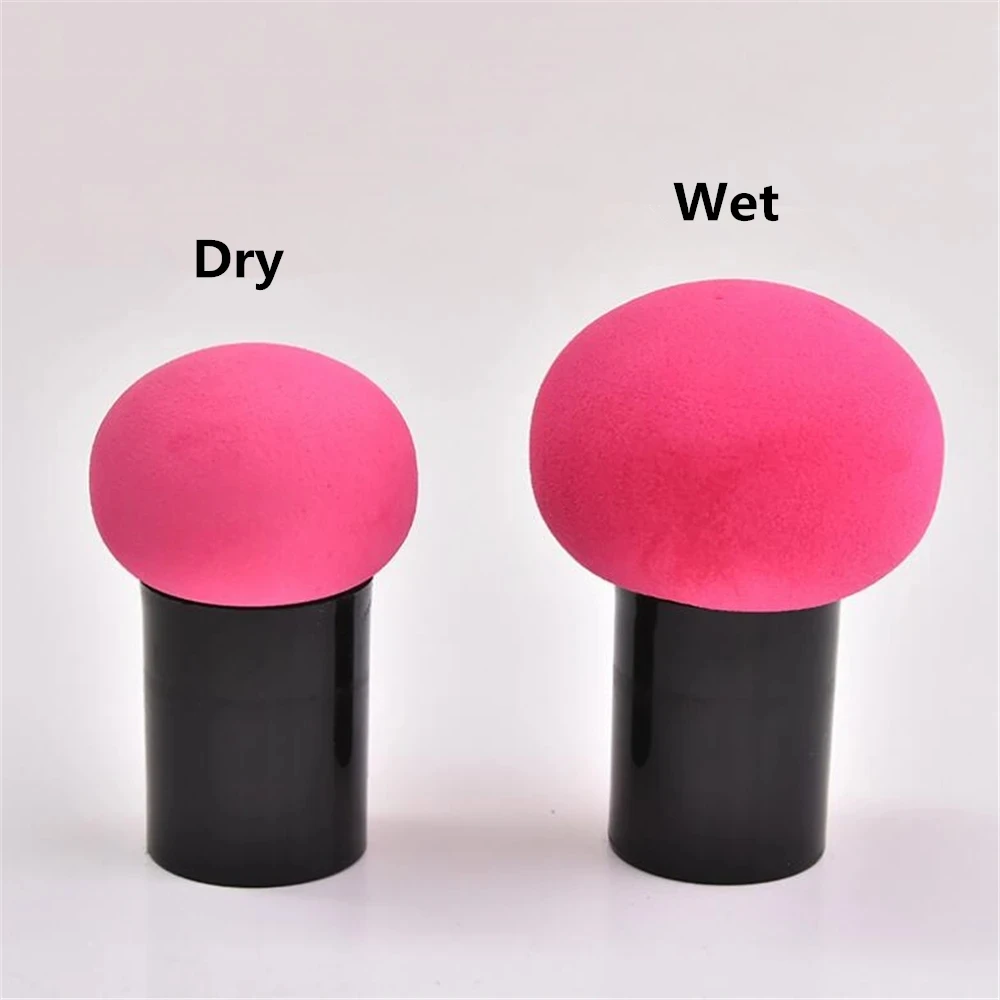 Mushroom Head Cosmetic Puff BB Cream Sponge Soft Powder Puff With Storage Box Multi- Function Dry Wet Women Beauty Make Up Tools