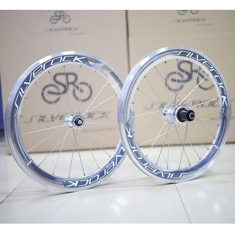 SILVEROCK Alloy Wheels 20 Inch 406 451 Rim Caliper Brake 40mm High