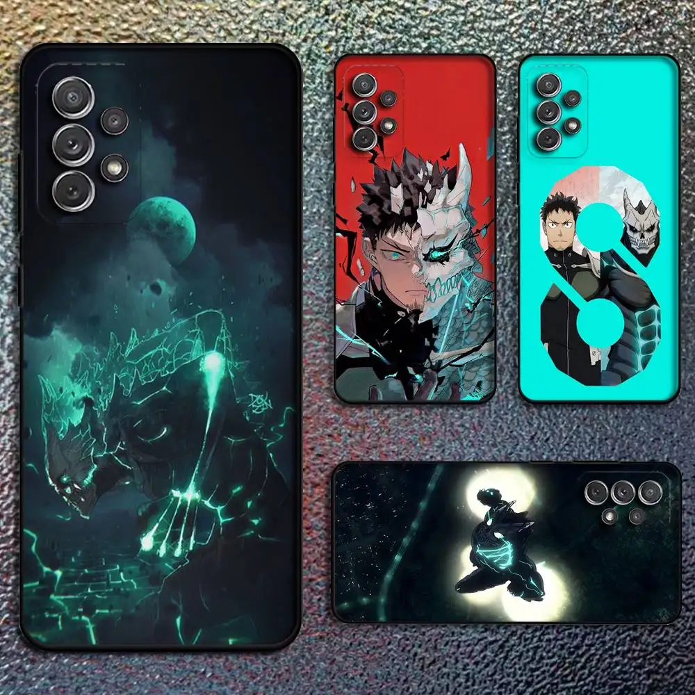 

Hot Anime Kaiju No. 8 Phone Case For Samsung S25,S24,S21,S22,S23,S30,Ultra,S20,Plus,Fe,Lite,Note,10,9,5G Black Cover