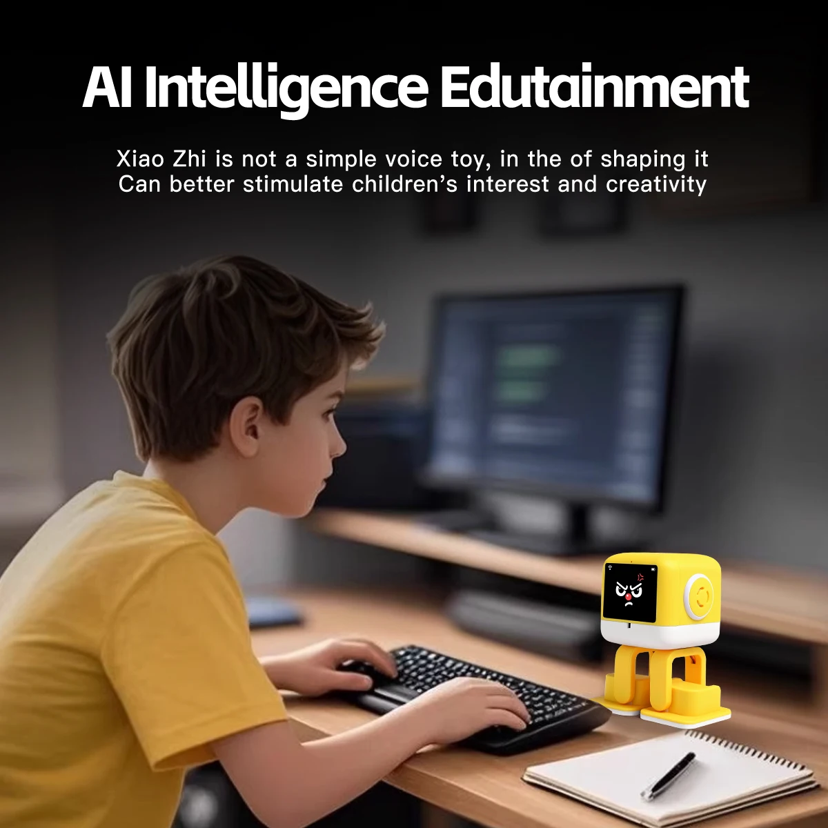 WLtoys Intelligent AI Chatbot مع روبوت رفيق إلكتروني مدمج للتفاعل العاطفي DeepSeek للتعليم والتعلم #2