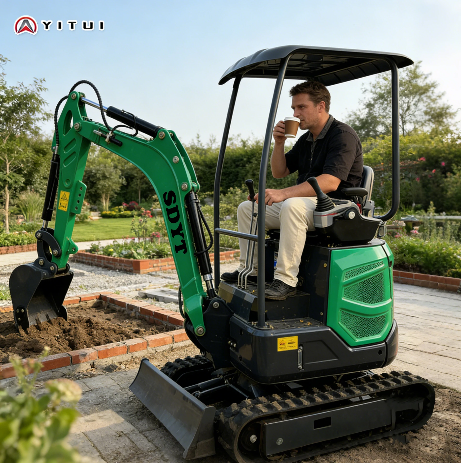 

High Efficiency Mini Crawler Excavator Compact 1 Year Ce Epa Approved Customized For North America/Europe/Africa