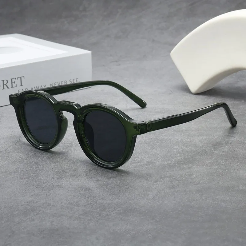 UV-Sonnenbrille mit kleinem Rahmen und rundem Rahmen, Retro-Sonnenbrille, grenzüberschreitende Sonnenbrille für Herren, modisches Reisezubehör für den Außenbereich – Detail 6