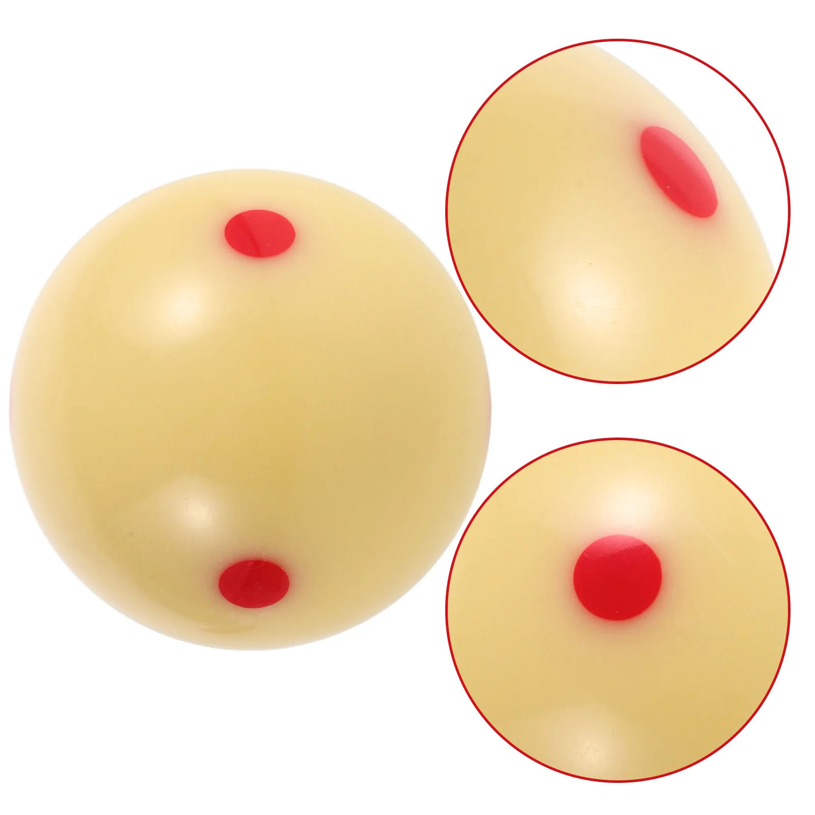 

Resin Billiard Training Ball Durable Wear-Resistant Pool Cue Ball Improve Control Suitable All Level Players Cue Balls for Pool