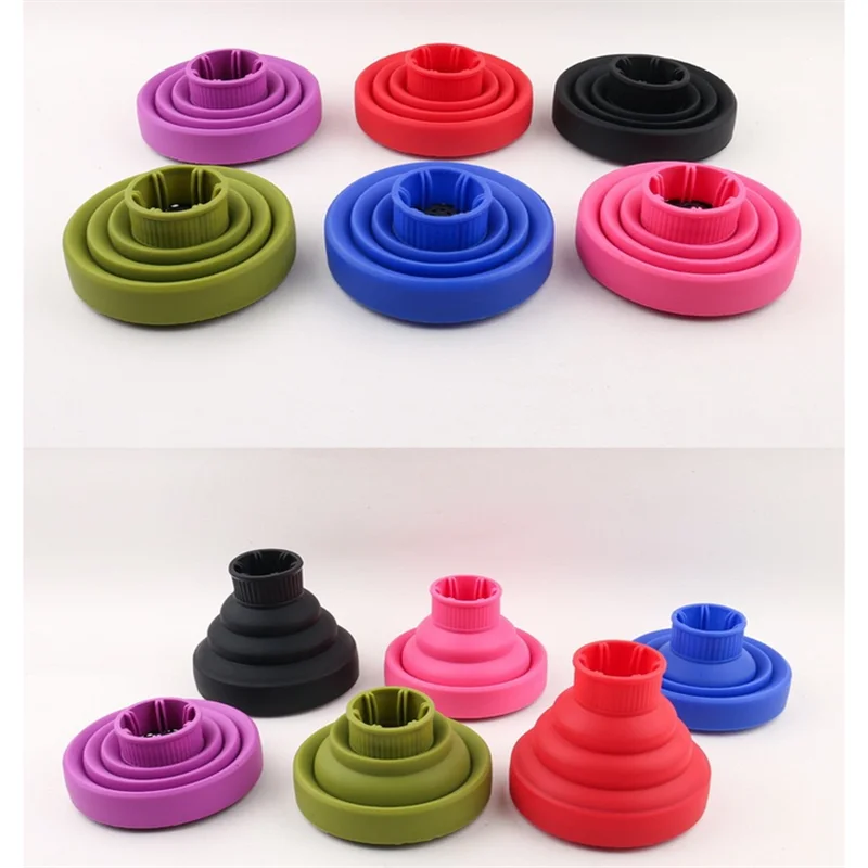 

New 1PC Silicone Hair Styling Tool Suitable For Universal Hair Curl Diffuser Cover Diffuser Disk Hairdryer Curly Drying Blower