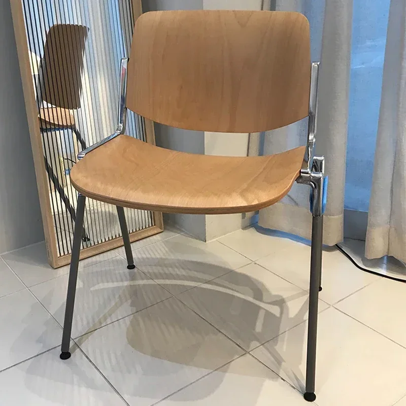 

Dining Chair Solid Wood Armchair European Style Iron Vintage Chair Industrial Style Solid Wood Dining Chair
