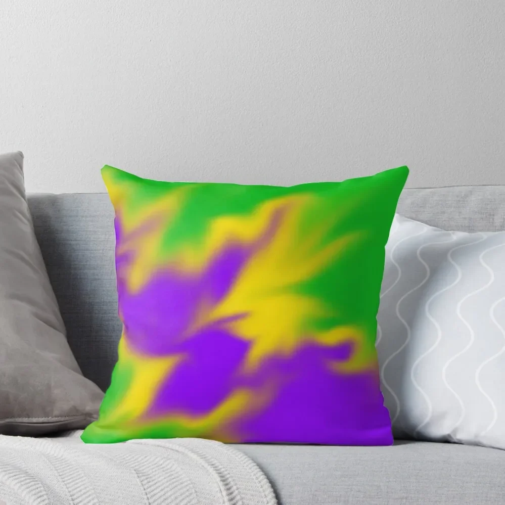 Mardi Gras Oil Spill Throw Pillow Pillow Cases Decorative Christmas Pillowcase pillow