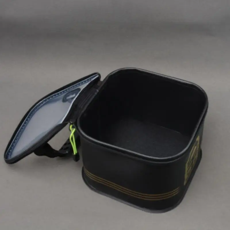 Caja de herramientas de pesca EVA, organizador de accesorios de pesca portátil a prueba de agua, estuche de almacenamiento de cebo vivo para pesca al aire libre y camping