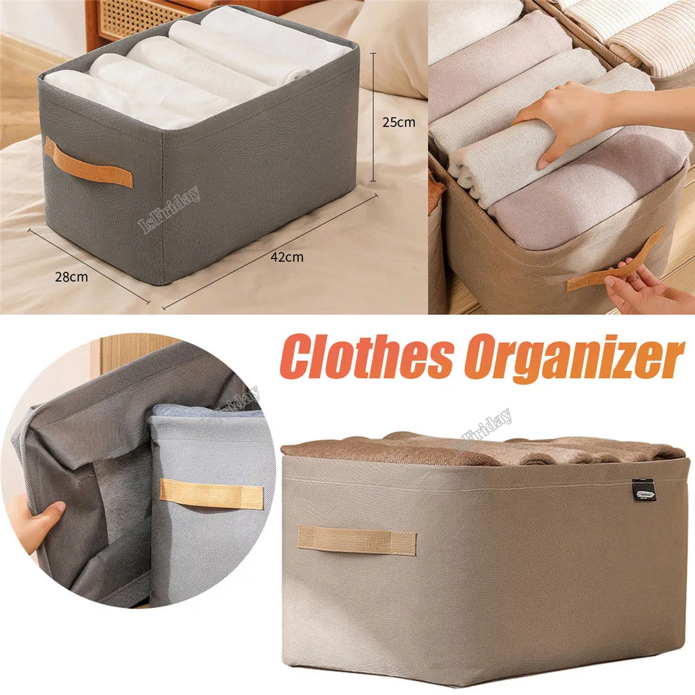 Clothes Organizer Trousers Clothes Jeans Storage Box Wardrobe Clothes Organizer Underwear Bra Socks Artifact Compartment Box