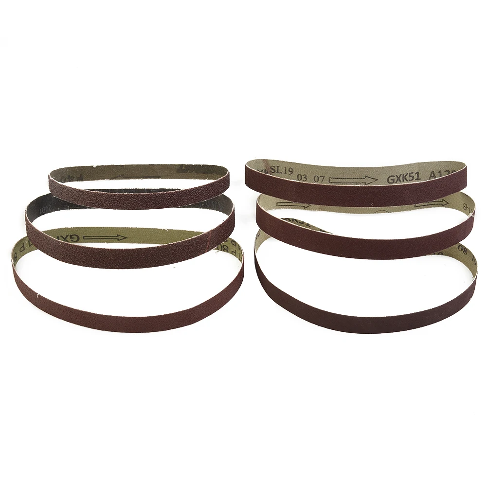 Grit Sanding Belts Change Components for Easy To Use Gadget High Performance Useful 40/60/80/120/180/240Grit Set For