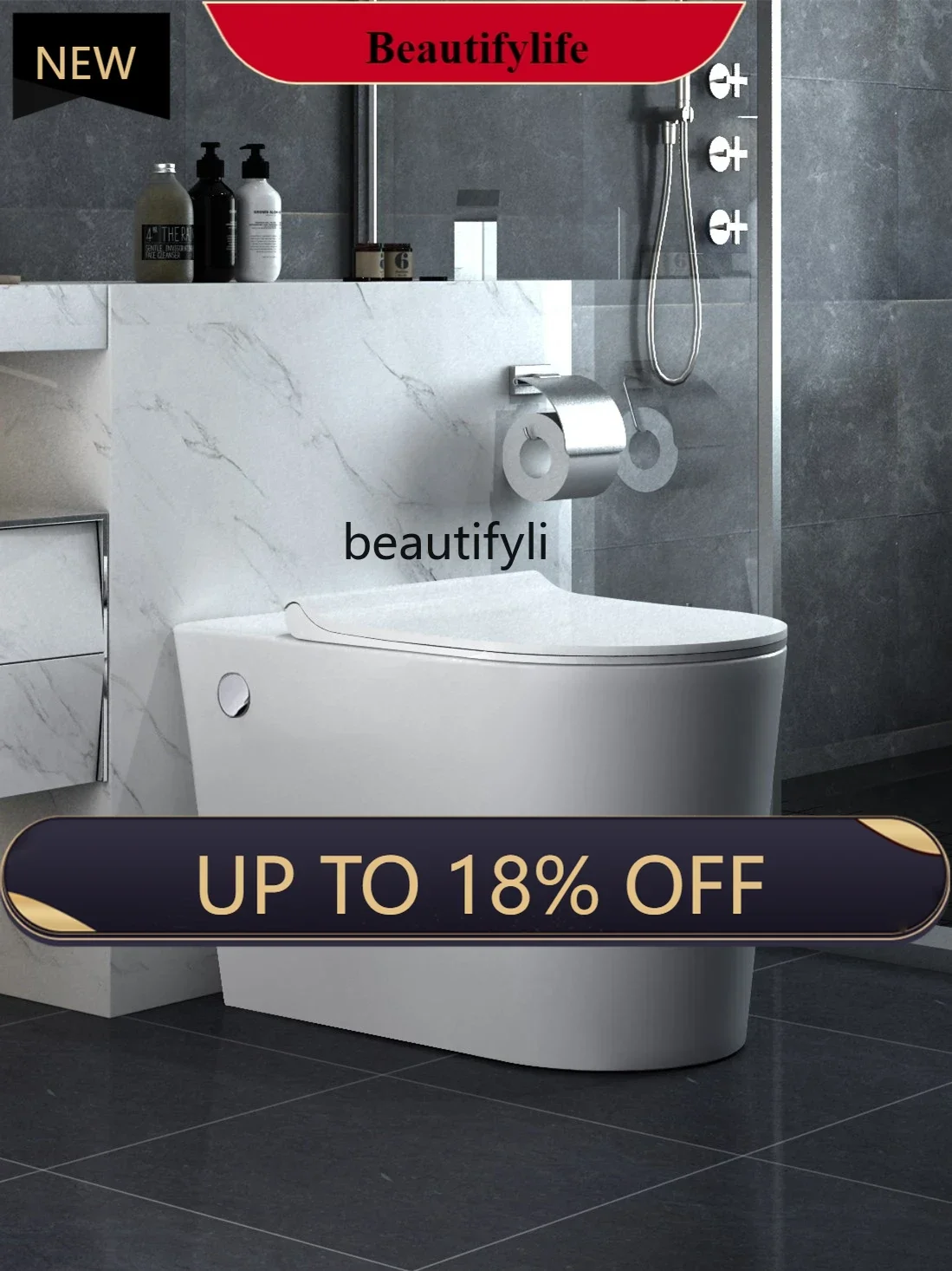 

Z189 Flush Toilet Household Small Apartment Ordinary Non-Intelligent Siphon Toilet Electric without Tank Toilet