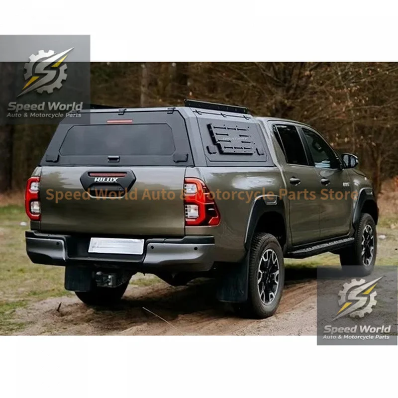 High Quality Durable Custom Steel Hard Top Pickup Truck Canopy For Hilux Vigo 4