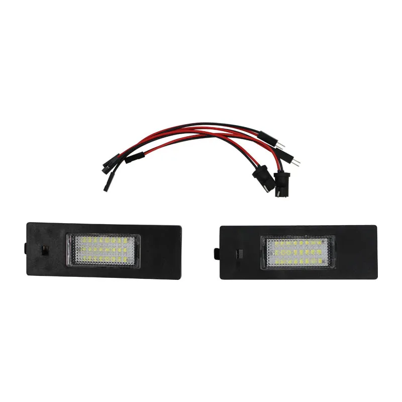 Car Light Luz No Error for BMW 1 Series E81 E87 E63 E64 M6 E85 E86 Z4 F12 F13 F20 K48 LED License Number Plate Lamp