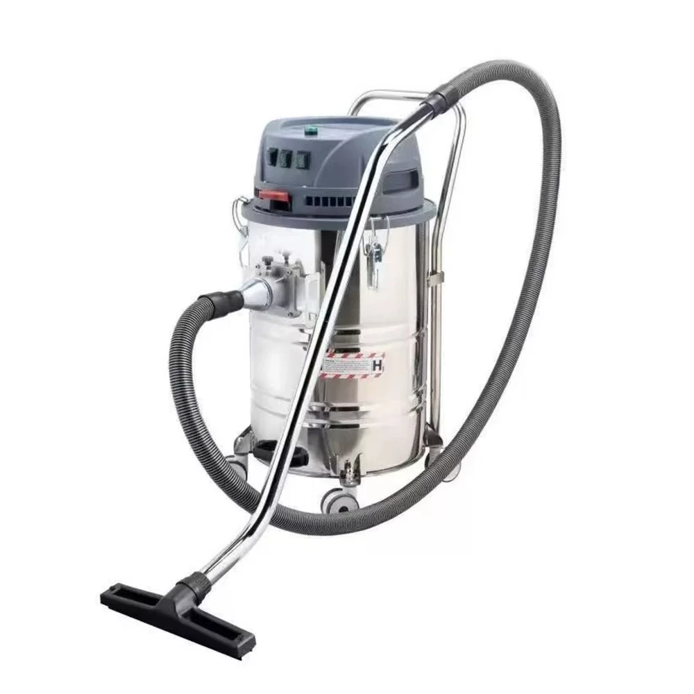 Small Electric Industrial Vacuum Cleaner For Car Wash 3600W 70L Stainless Steel Cable Vacuum Cleaner For Metal Chips And Dust view 2