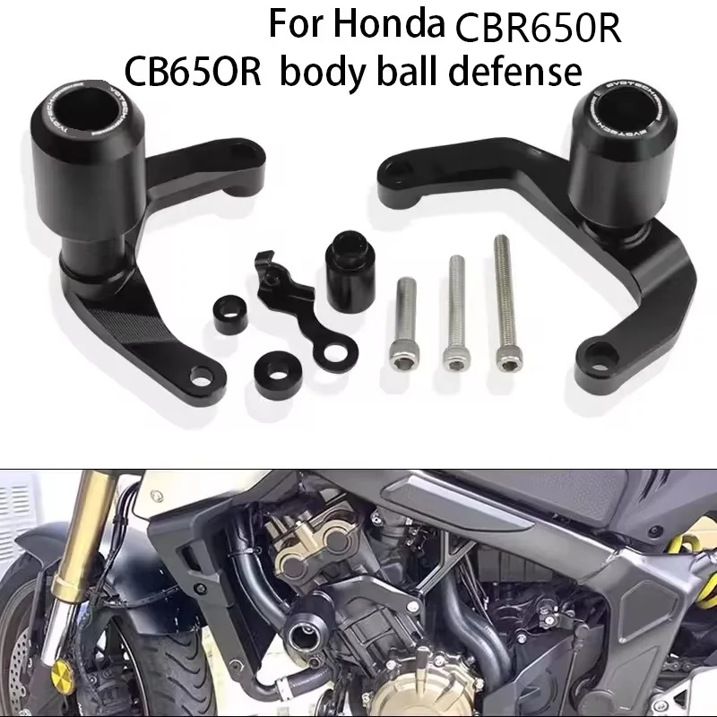 Borracha anti-queda para Honda CBR650R e CBR650, Proteção do corpo do pára-choques do motor