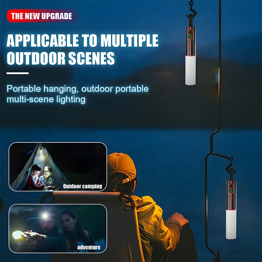 Super Bright LED Flashlight Rechargeable Multifunctional Zoom Torch lamp Outdoor Mini Camping Fishing Emergency Handheld Lantern