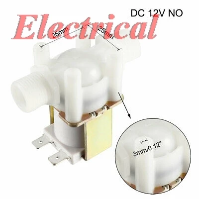 1 pz G3/8 "elettrovalvola acqua DC 12 V ingresso filettatura maschio normalmente aperto con filtro