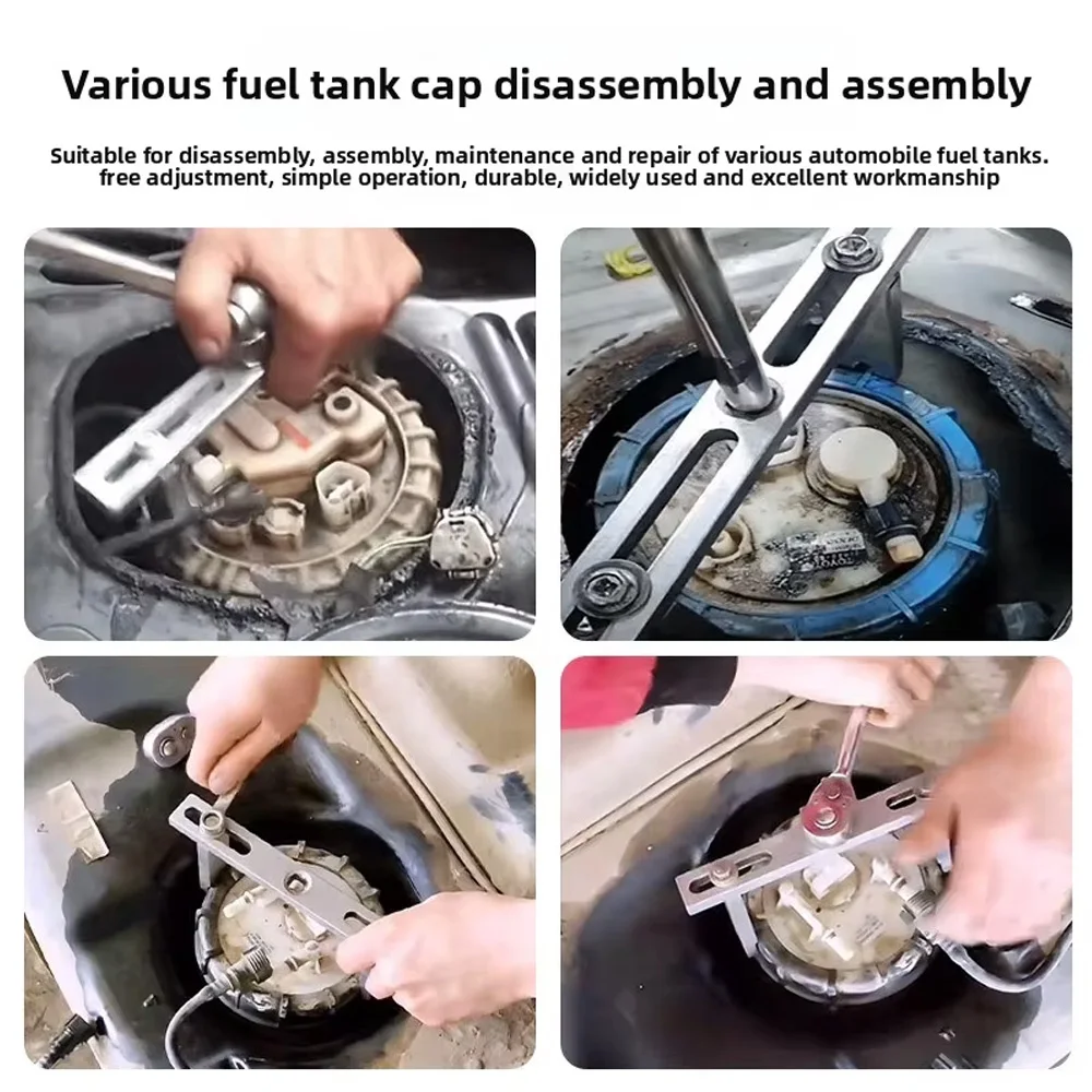 2 الفك أدوات مفتاح الربط لسيارة غطاء خزان النفط رافعة مزيل غطاء مضخة الوقود تغيير المفك Detent دراجة نارية العالمي اكسسوارات
