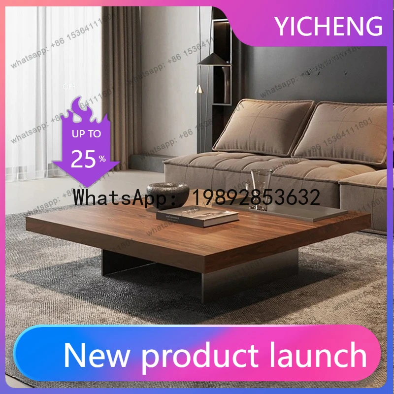 

CC Industrial Aesthetic Coffee Table Organizer Designer Modern Italian Space Saving Side Table Simple Couchtischpatio Furniture