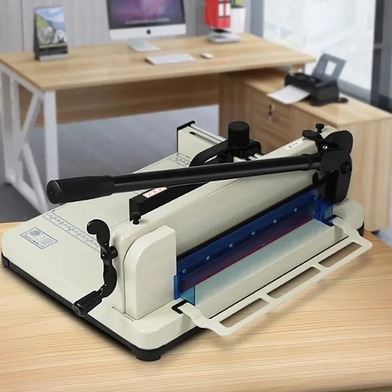 858-A4 manual paper cutter small thick layer photo file trimming machine cutting machine Heavy-duty paper cutter