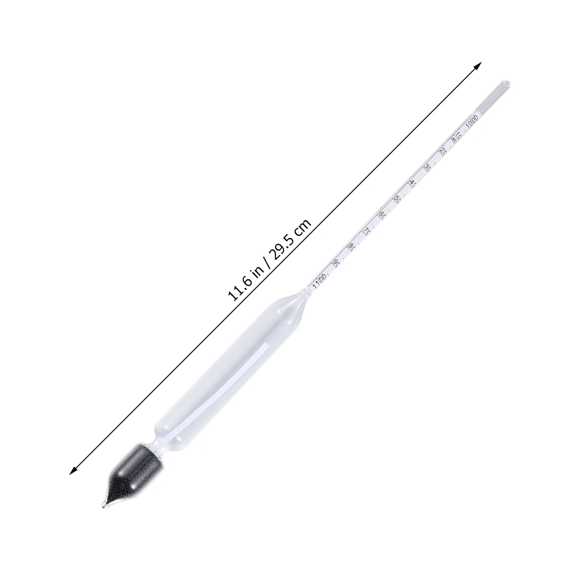 

5pcs Glass Hydrometer Densitometer Float Meter Aquarium Water Specific Gravity Temperature Tester Fish Tank Floating Design