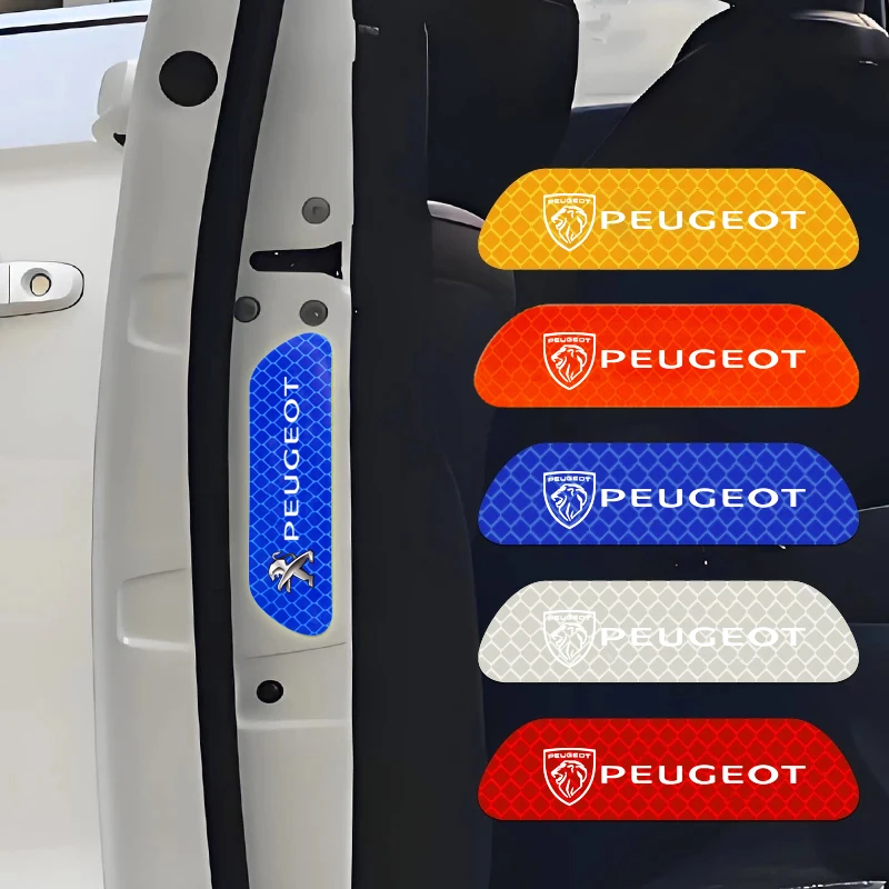 �y�Z�[�����z�v�W���[408 4008 308 3008 ���t�^�[ 5008 508 2008 208 301 RCZ 106 107 205�p �Ԃ̃h�A�X�e�b�J�[ ���S�x�� ���˃}�[�N 4���Z�b�g