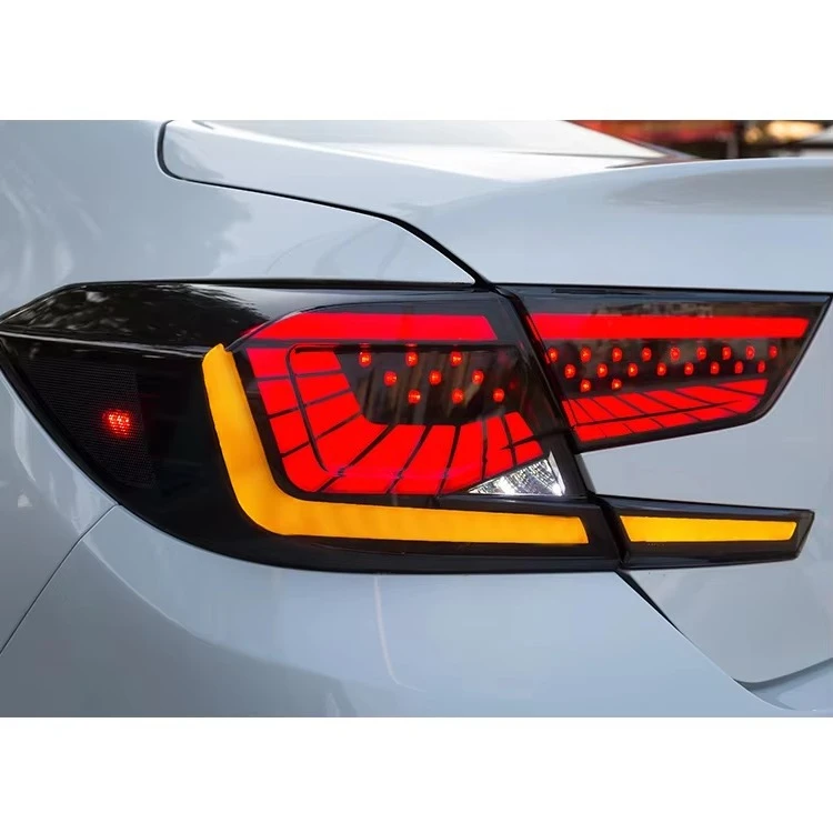 DK Motion Auto Modificato Luci di Coda A Led Lampada Posteriore per Honda Accord 2018 - 2019 Ricambi Auto Accessori Auto