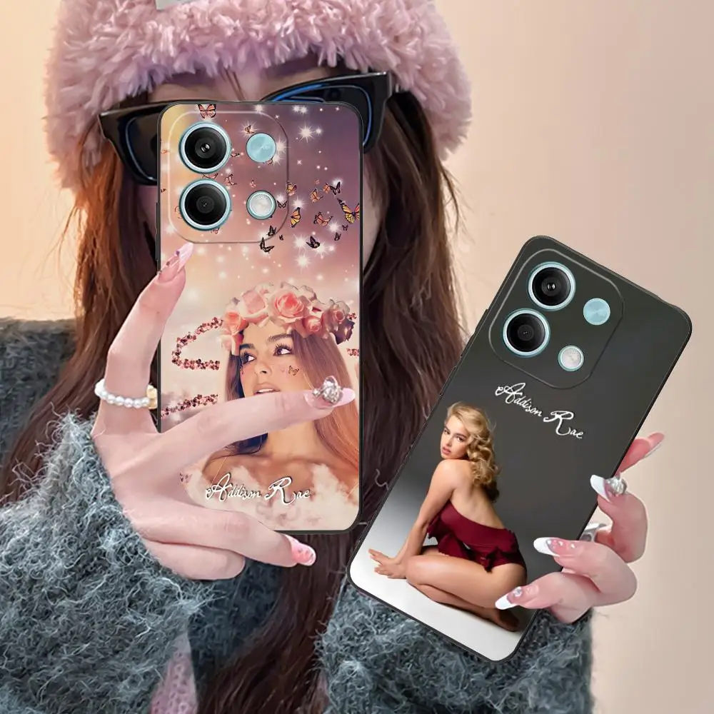 

Addison Rae Mobile Phone Case for Xiaomi Redmi Note 14 13 12 11 S Pro Plus 4G 5G Colorful Printing Cover Cellphones Cover Pretty