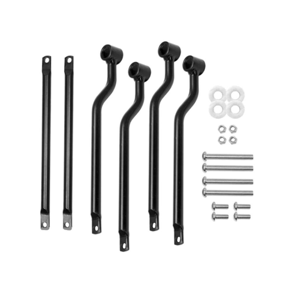

1 set 1 Set Motorcycle Saddlebag Support Rack Iron Mounting Bracket Universal Bag Shelf Durable Steel Saddle Bag Frame Travel
