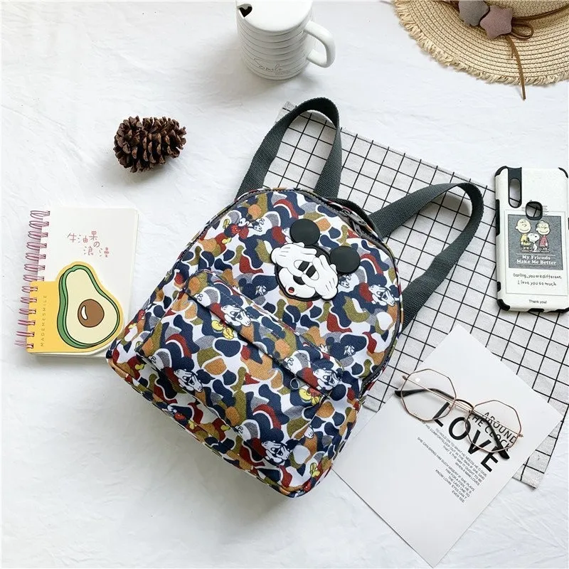 

Kids Cartoon Cute Mini Schoolbags Mikey Mouse Printing Backpacks Students Boys Brand Waterproof Two-shoulder Bags For Children