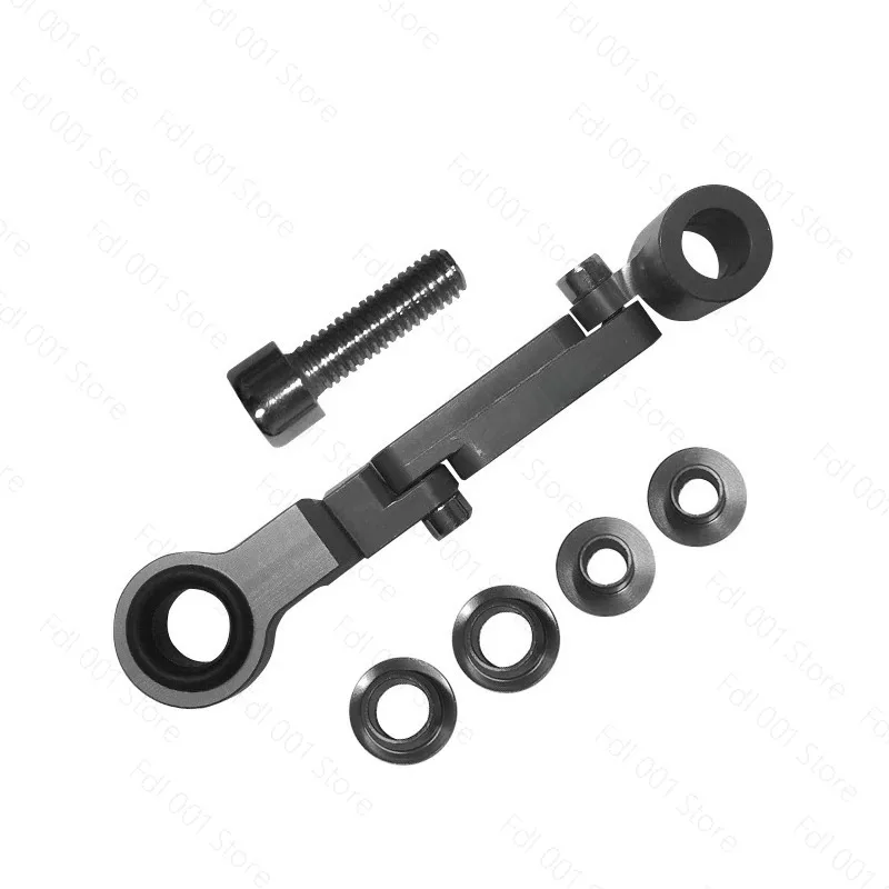 Motorcycle CNC modified oil cup bracket, front upper pump bracket, aluminum alloy front brake direct push horn oil pot bracket