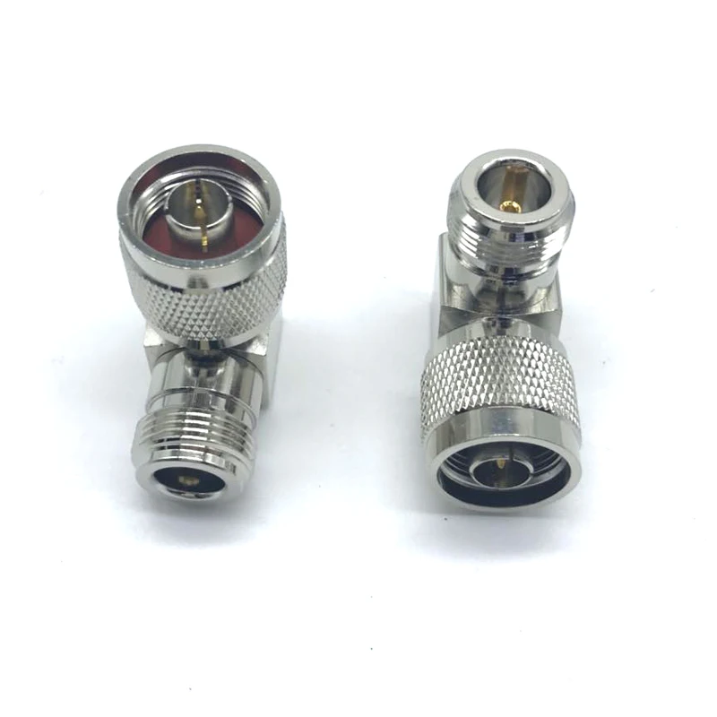 

Lot 2PCS N Right Angle Coax Adapter 90 Degree N Male to N Female RF Coaxial Cable Connector Adaptor for Ham Radio