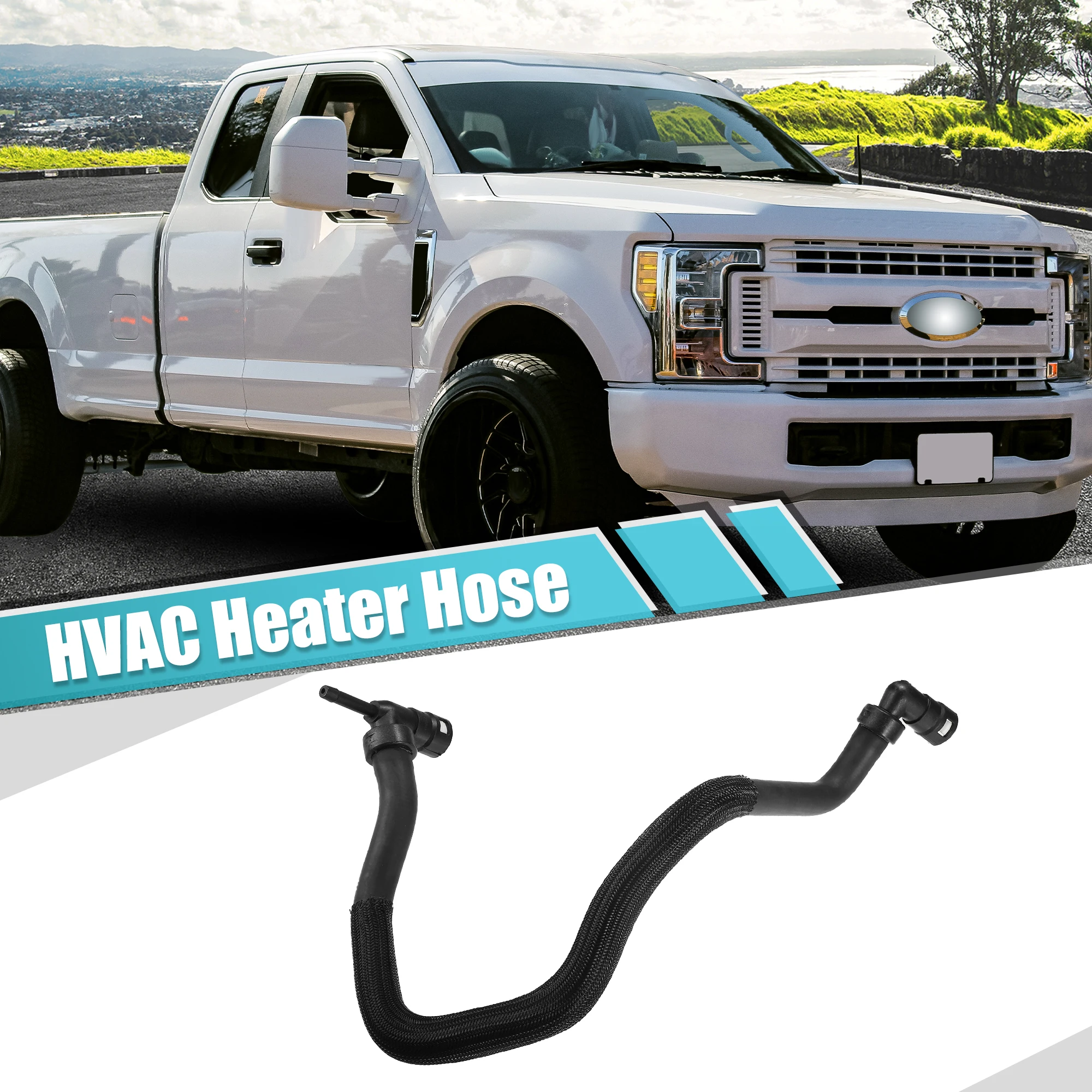 UXCELL HVAC Heater Hose Assembly for Ford F250 F350 11-14 Heater Water Hose BC3Z18472E