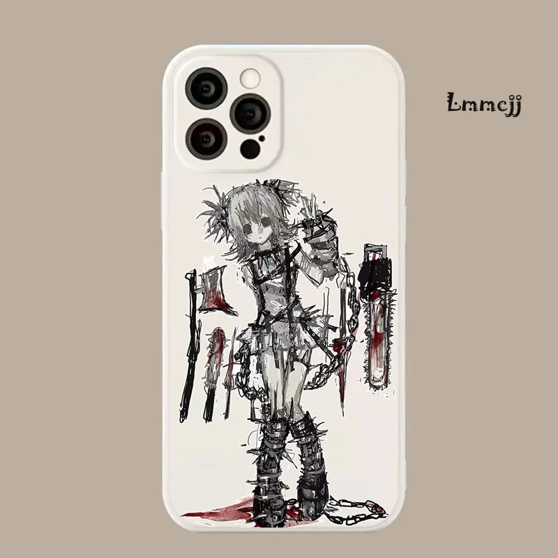 Lmmcjj Y2K Punk Girl Phone Case For Samsung Galaxy A54 5G A53 A52 A14 A13 A23 A22 S21 FE S22 Ultra S23 Plus Silicone Phone Cover