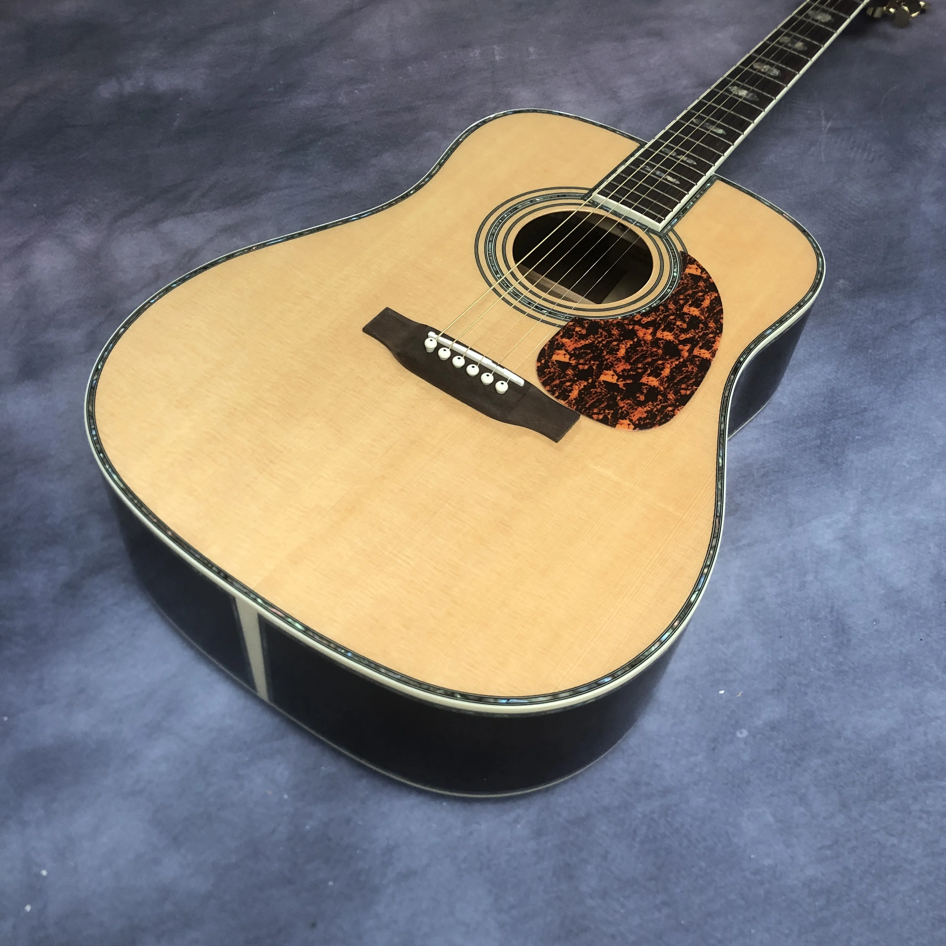 Christmas discount D45 series solid wood polished acoustic guitar